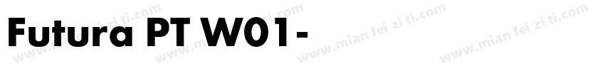 Futura PT W01字体转换
